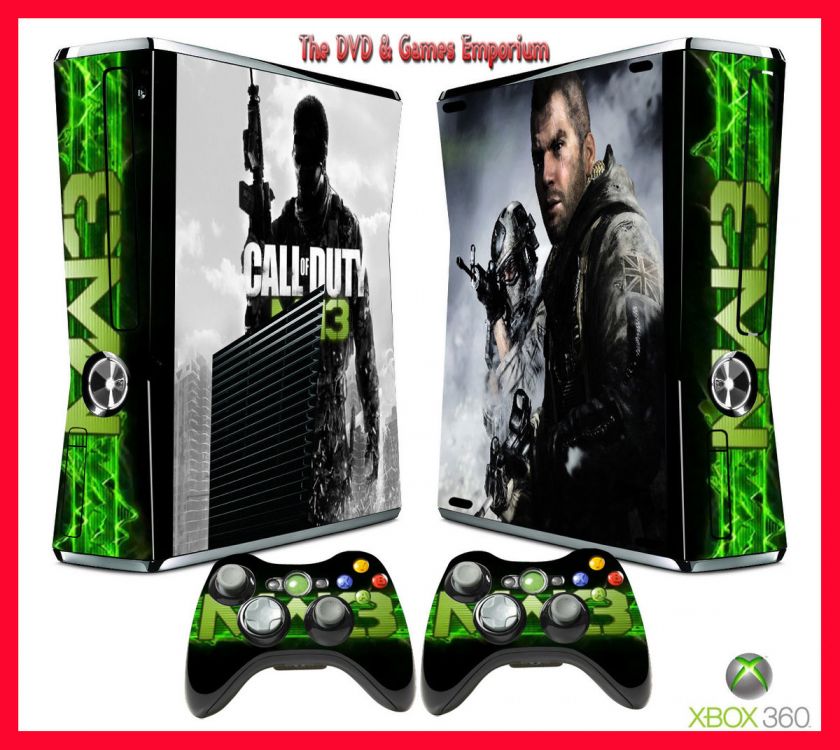 CALL OF DUTY MODERN WARFARE 3 #01 Vinyl Skin Sticker For Xbox 360 