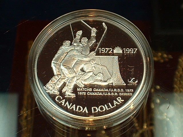 CANADA 1997 **** PROOF CAMEO SILVER DOLLAR ****  