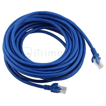 BLUE 25FT CAT6 LAN RJ45 PATCH ETHERNET NETWORK CABLE  