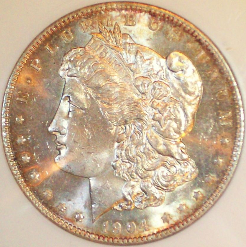 1904 O MS 65 ANACS Certified Uncirculated Morgan Silver Dollar  