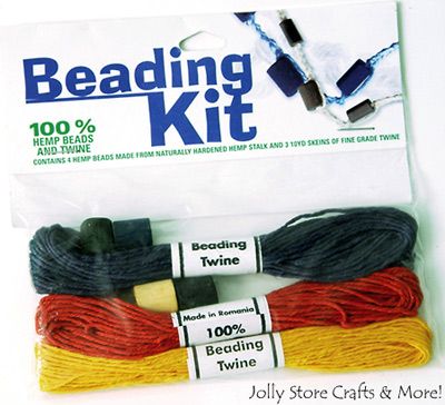 Hemp Beading Kits SALE beads twine jewelry teens crafts  