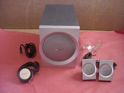 BOSE COMPANION 3 MULTIMEDIA SPEAKER SYSTEM 120V GRAPHITE 017817341561 