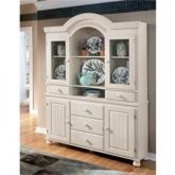 Ashley Cottage Retreat Buffet Hutch Cream Cottage/honey D213 60 61 