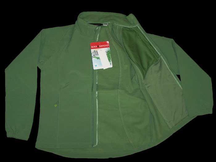 Black Diamond Ladies Softshell Jacket Small Cypress {  