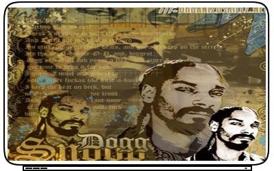 Snoop Dog Rap Laptop Netbook Skin Cover Sticker Decals  