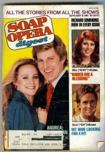 SOAP OPERA DIGEST~SEPT 15,1981~ANDREA MOAR~DOCTORS  