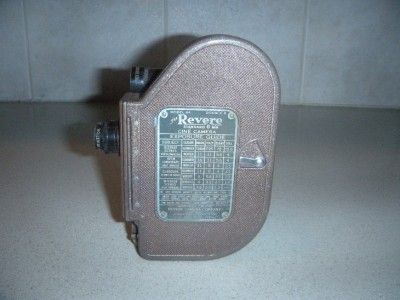 VINTAGE REVERE 8MM CINE MOVIE CAMERA MODEL 88 WITH CASE  