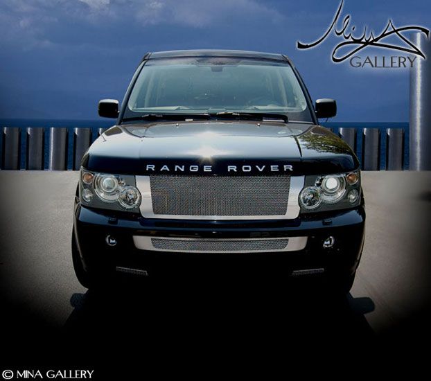 Range Rover Sport Complete Chrome Mesh Grille Grill Kit Strut Asanti 