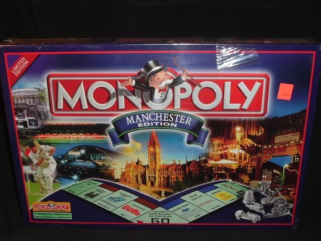 Manchester Monopoly UK Edition New SEALED Great Britain England United 