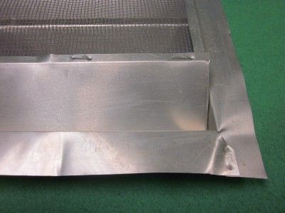 ALUMINUM MILL WALL LOUVER VENT w/ MESH SCREEN 12 x 18  