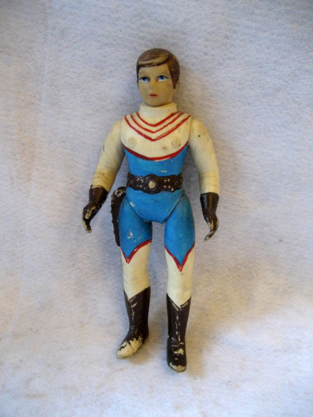 unusual vintage Bullmark style Ultraman MAT Team rubber figure Mexico 