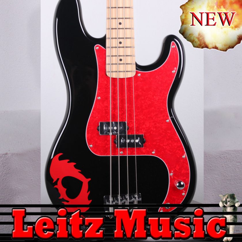 Fender Squier Pete Wentz Precision P Bass Black MN New 717669570651 