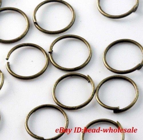 Silver/Gold Plated Open Metal Jumping Rings Finding You choose color 