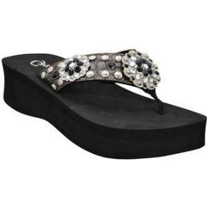 Grazie Flip Flop/Sandal TRAPEZE Pewter  