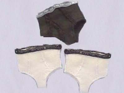 Briefs 3 pair Heidi Ott Dollhouse man NEW 112 wwb  