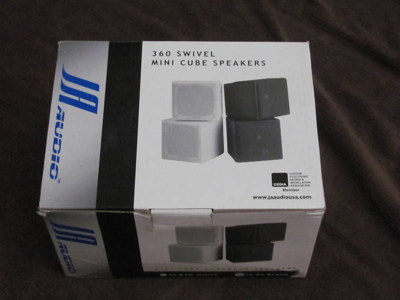 JA Audio Mini Cube Surround Home Theater Speakers JA B3  