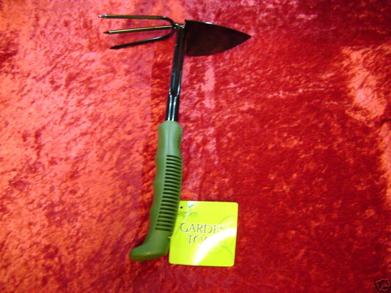 CULTIVATOR & HOE Double Sided Hand Tool Garden New I  