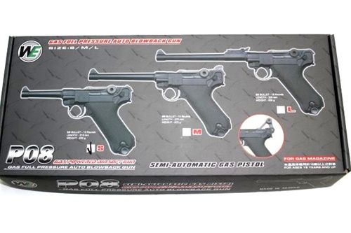 description the fully metal semi automatic gas blowback we luger 