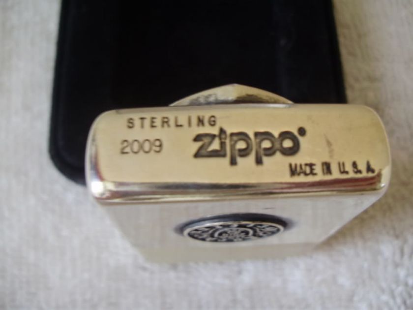 Zippo Lighter Sterling Silver Lord Griffon Design 2009 2010 925 NEW in 