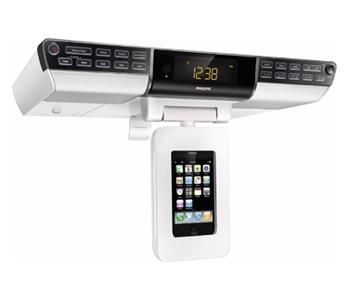 PHILIPS UNDER KITCHEN CABINET RADIO*w/ iPod/iPhone DOCK  