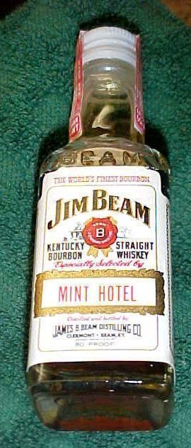 Jim Beam Speciality MINT HOTEL Rare 1/10th Pint  