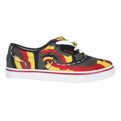 Ipath Darius Canvas Skate Shoes Rasta Tie Dye/Canvas Sz 10  