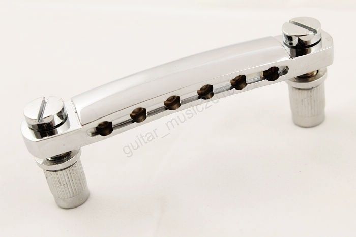 Chrome Tuneomatic Bridge Tailpiece For Gibson Les Paul  