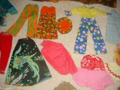 HUGE VINTAGE Lot BARBIE Maddie Mod Doll CLOTHES ACCESSORIES Original 