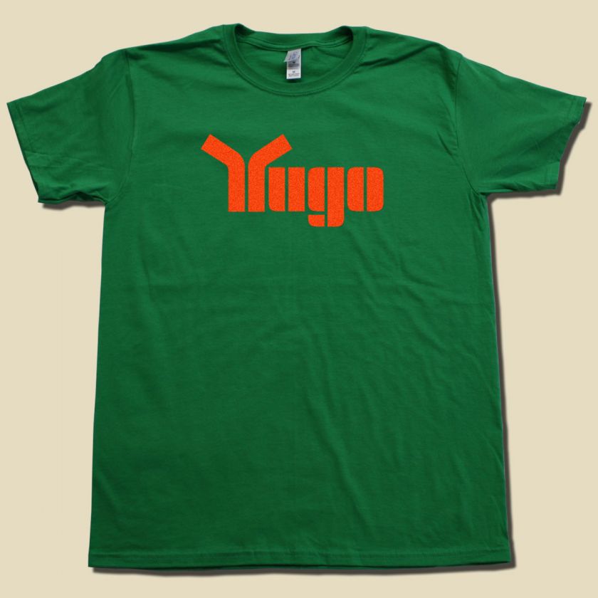 YUGO automobile tshirt CLASSIC 1980s car t shirt COOL  