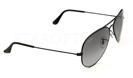 NEW Rayban Aviator RB3025 002 32 Sunglasses in Black  