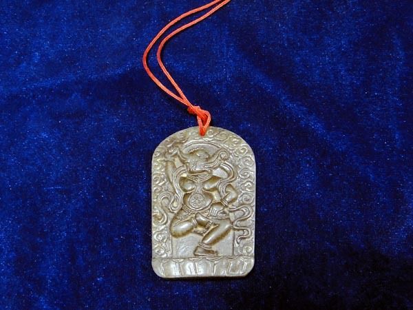 JADE NEPHRITE Medicine Buddha PENDANT AMULET  