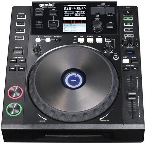 Gemini CDJ700 Media Player /aac/aiff/wav/usb 747705206732  