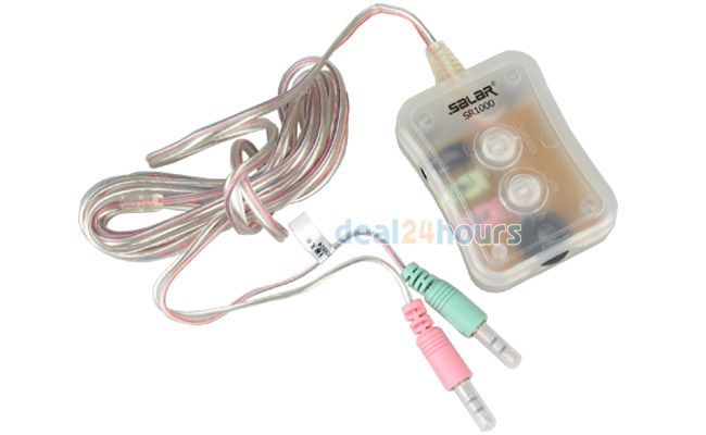 Multimedia Audio Hub Control PC Switch Speaker/Headset  