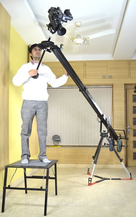 Proaim™ Octagonal 10 Studio Jib Crane 100mm Bowl Stand Case fr dv 