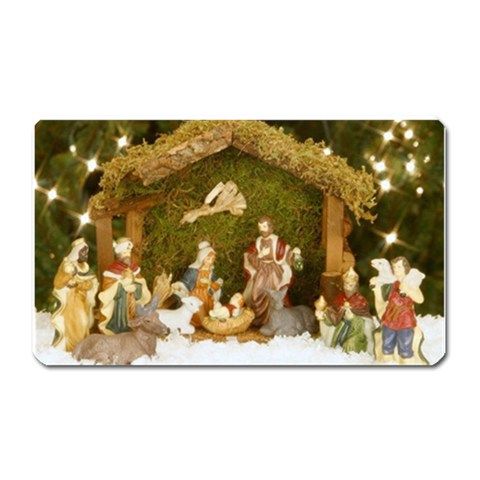 Christmas Nativity Scene Large Fridge Magnet  