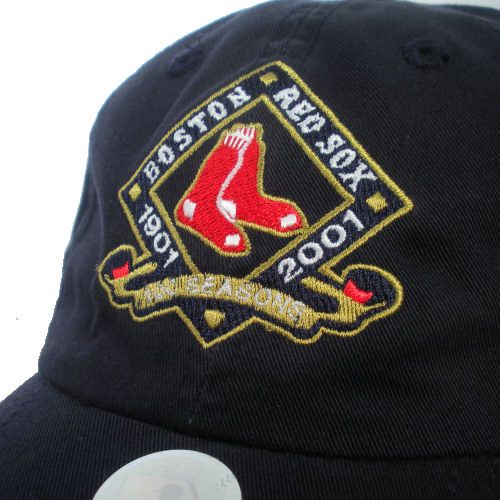 Boston Red Sox 100th Anniversary Hat VTG 2001  