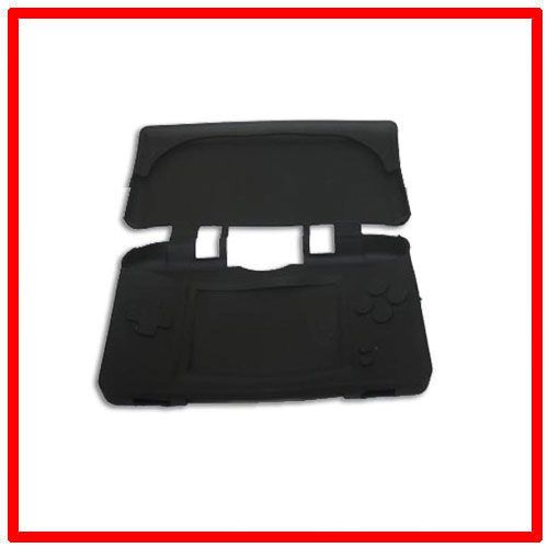 Silicone Skin Soft Case For Nintendo DS Lite NDSL BLACK  