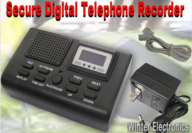 Professional Auto Telehone Dictaphone Voice Recorder  