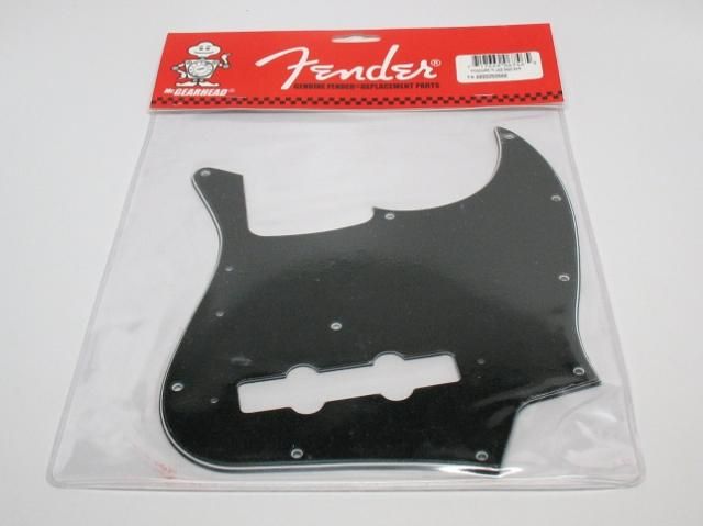 New FENDER 75 Jazz Bass Pickguard 3 ply black  