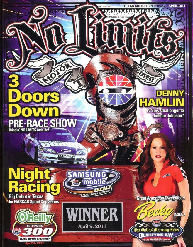   Texas Motor Speedway   NASCAR Program April 2011 Race Program  