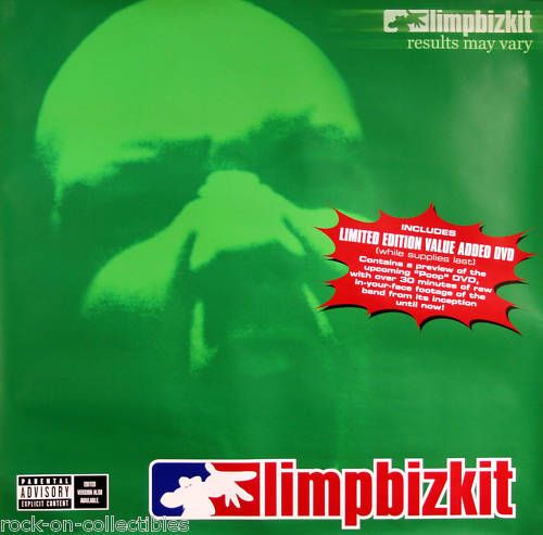 LIMP BIZKIT RESULTS MAY VARY RARE JUMBO PROMO POSTER  