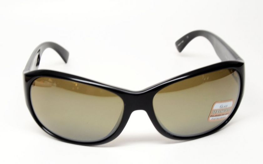 SERENGETI 7502 GIADA SHINY BLACK POLAR. SUNGLASSES  