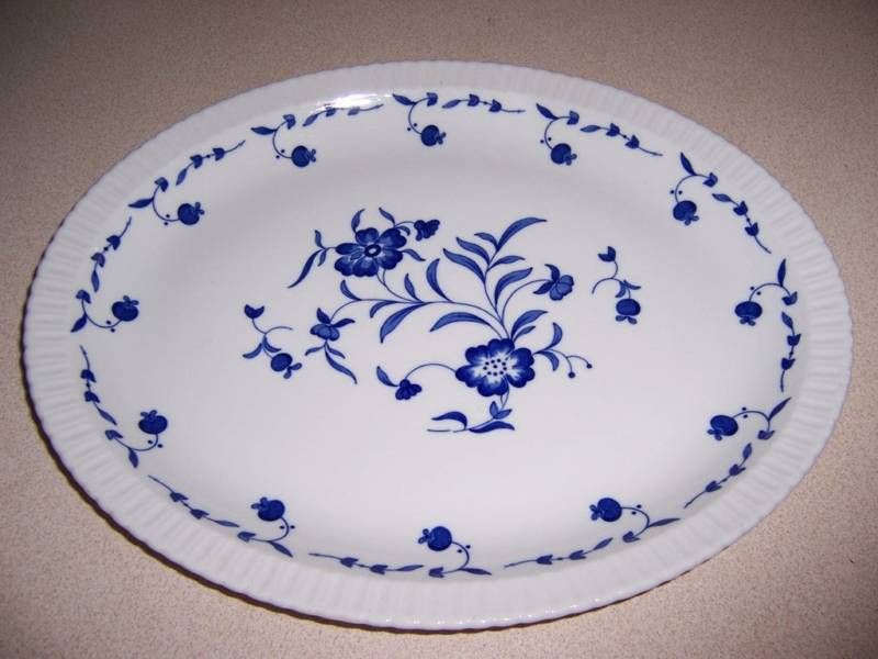 VINTAGE SYRACUSE CHINA NANTUCKET OVAL SERVING PLATTER  