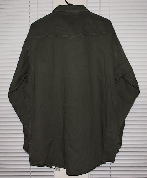   SHiRT ~ XL GREEN/OLiVE Cotton Hunting/Shooting/Safari/Travel  