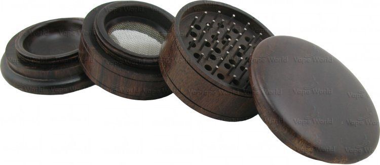 Stage Wooden Pollen Herb Grinder Spice Wood Case  