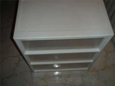 Storage Organizer Chest Cart Wheel, 3 Drawer *MINT* Sterilite, Wide 