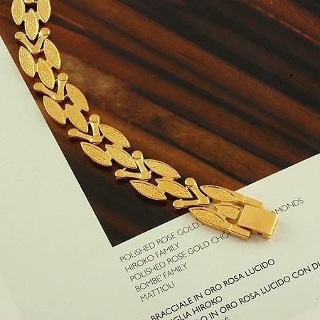   Wide Thick 24k Yellow Gold Filled Mens Cuff Starter Bracelet Chain 8