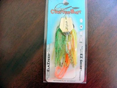 New Z Man Original Bleeding Firetiger 3/8oz ChatterBait  