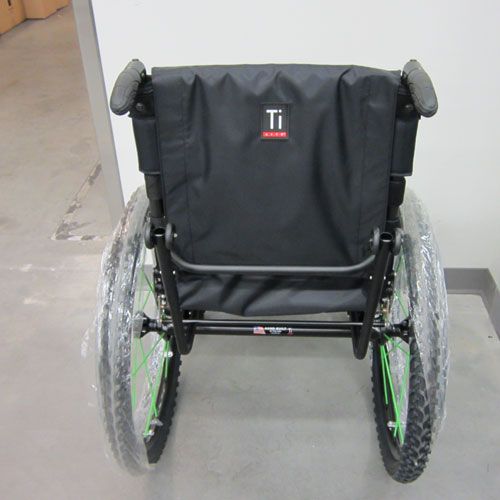 TiLite 18x18 TR Titanium Wheelchair SN 11913378  