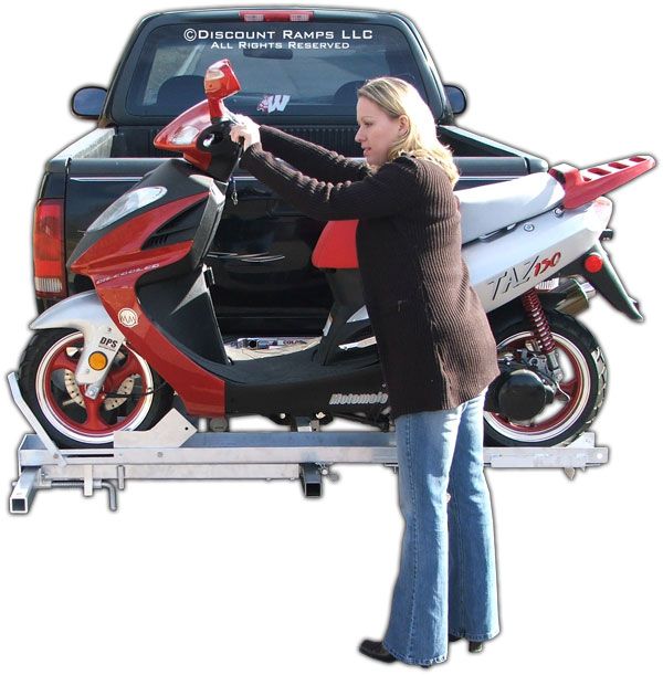 600# TILT A RACK MOTORCYCLE CARRIER SCOOTER HAULER RACK (610ACR 